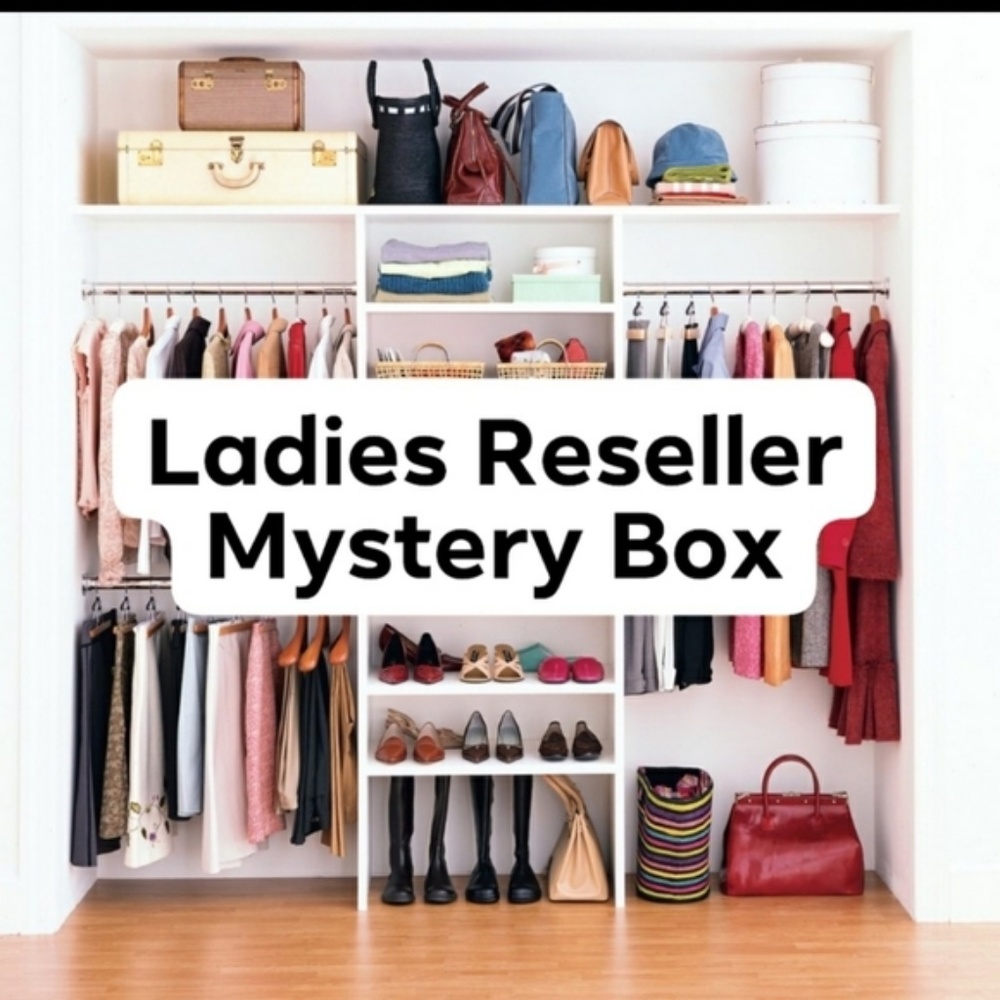 RESELLER MYSTERY BOX! UP TO 5 LBS.! LADIES MIXED BRANDS & SIZES NWT! NWOT! EUC!
